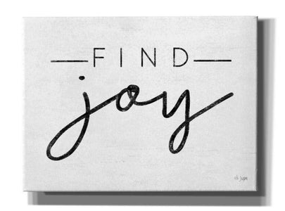 'Find Joy' by Jaxn Blvd, Canvas Wall Art