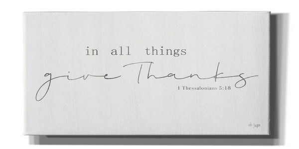 'In All Things Give Thanks' by Jaxn Blvd, Canvas Wall Art