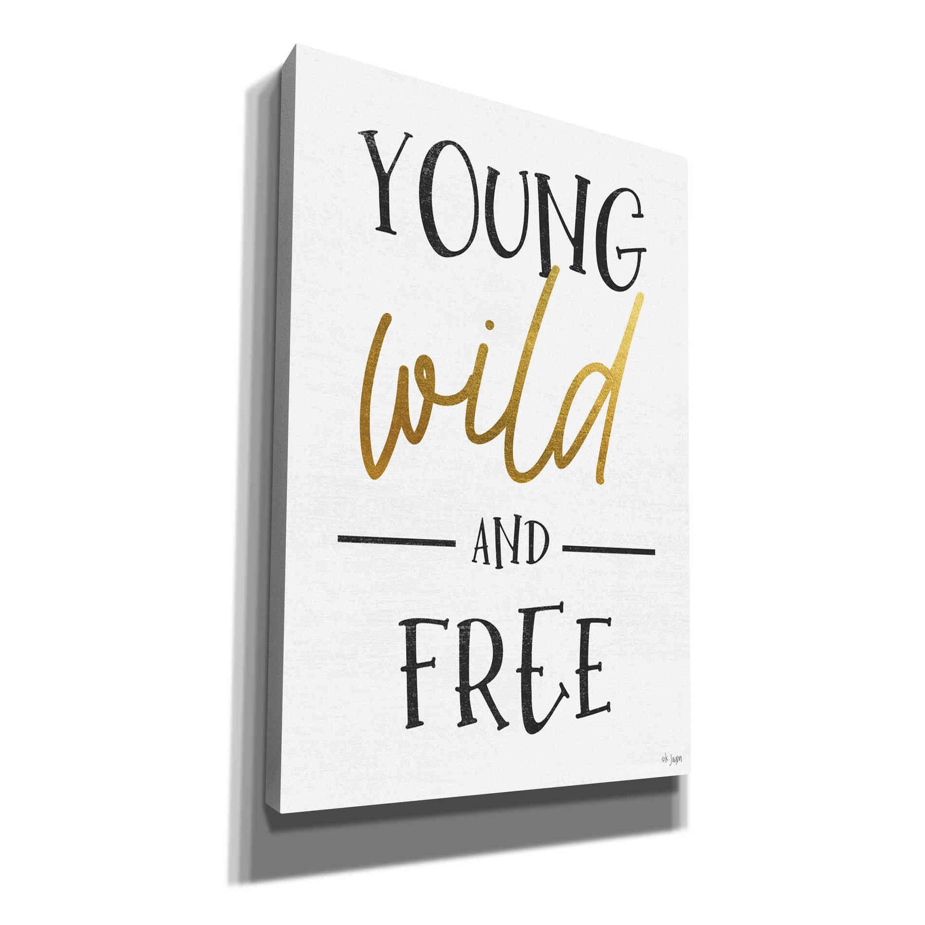 'Young, Wild and Free' by Jaxn Blvd, Canvas Wall Art
