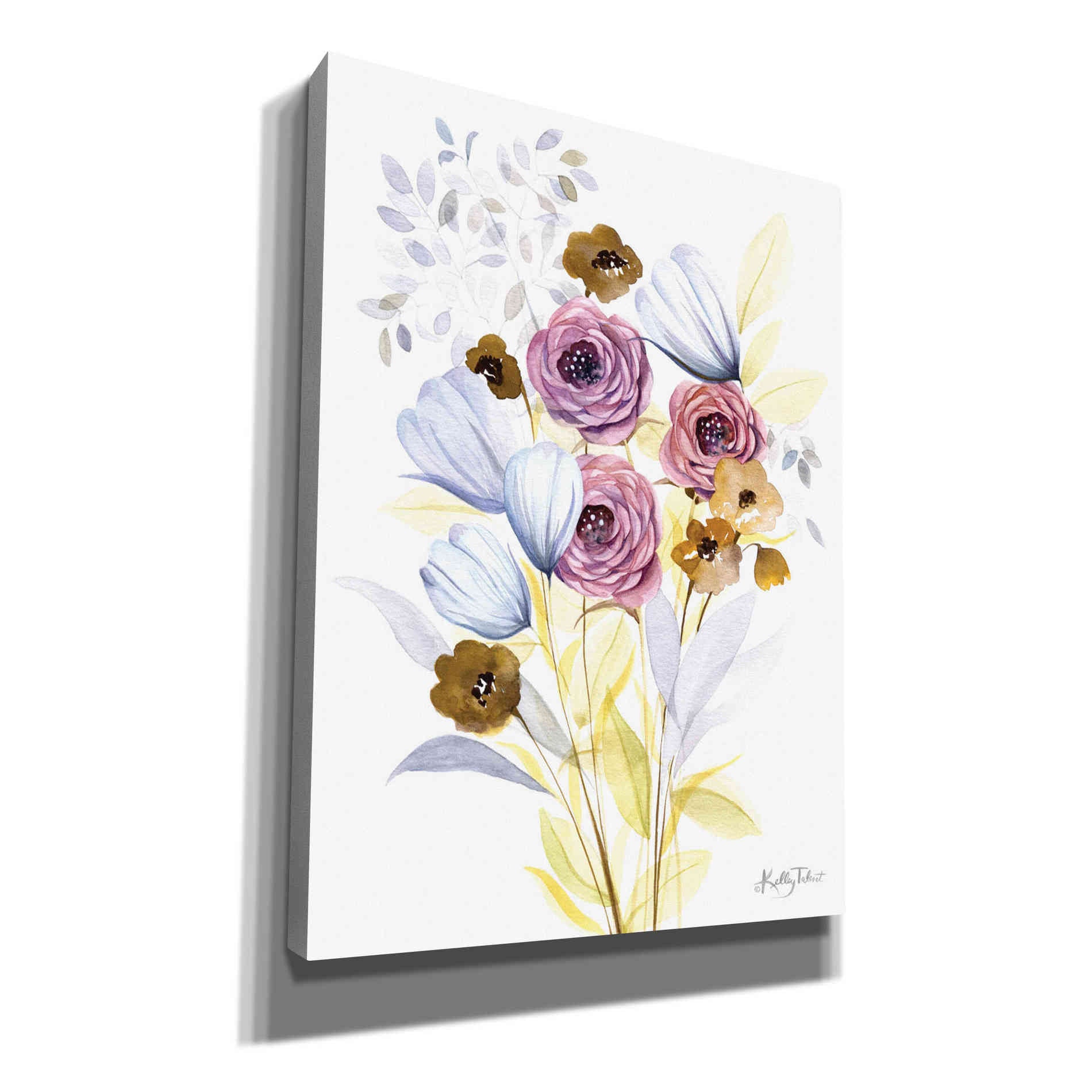 'Morning Wildflowers' by Kelley Talent, Canvas Wall Art