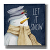 'Let It Snow Snowman' by Kelley Talent, Canvas Wall Art