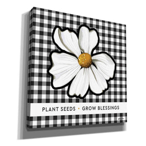 'Plant Seeds, Grow Blessings' by Kelley Talent, Canvas Wall Art
