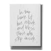 'Let Love Abide' by Lux + Me, Canvas Wall Art