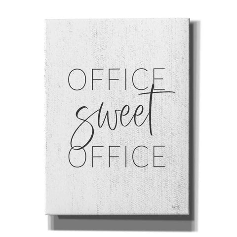 Image of 'Office Sweet Office' by Lux + Me, Canvas Wall Art