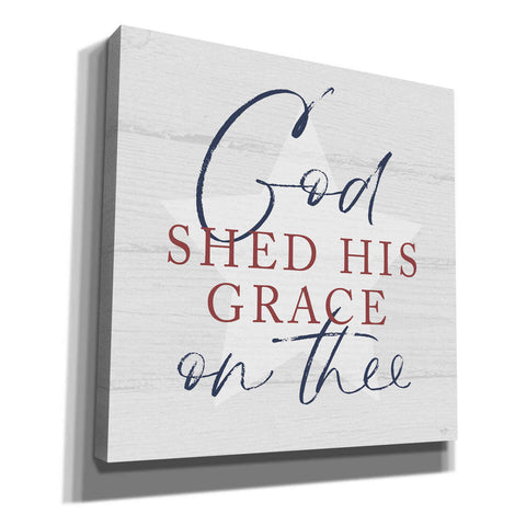Image of 'God Shed His Grace' by Lux + Me, Canvas Wall Art