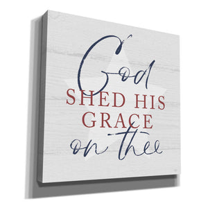'God Shed His Grace' by Lux + Me, Canvas Wall Art