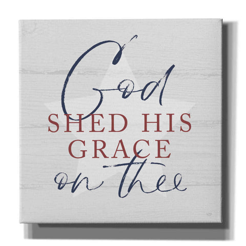 Image of 'God Shed His Grace' by Lux + Me, Canvas Wall Art
