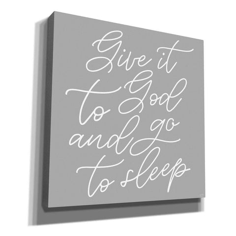 Image of 'Give It to God' by Lux + Me, Canvas Wall Art