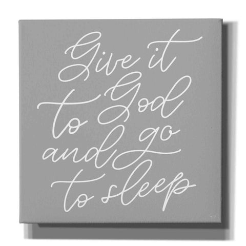 Image of 'Give It to God' by Lux + Me, Canvas Wall Art