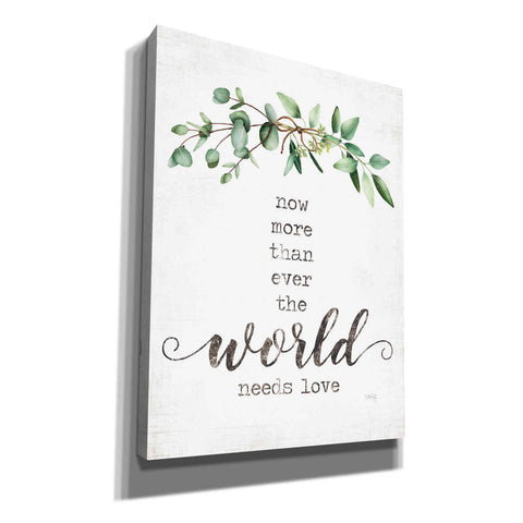 Image of 'The World Needs Love' by Marla Rae, Canvas Wall Art