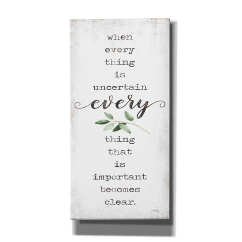 Image of 'What's Important Becomes Clear' by Marla Rae, Canvas Wall Art