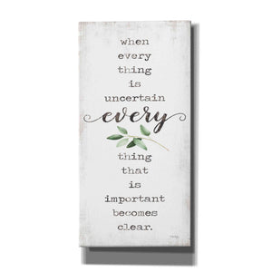 'What's Important Becomes Clear' by Marla Rae, Canvas Wall Art