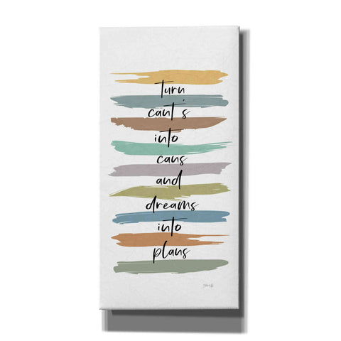 Image of 'Turn Can'ts Into Can's' by Marla Rae, Canvas Wall Art