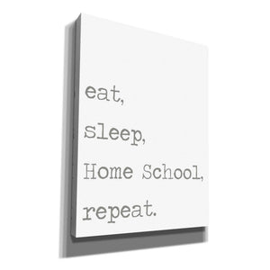 'Home School, Repeat' by Lauren Rader, Canvas Wall Art