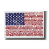 'America the Beautiful Flag' by Susan Ball, Canvas Wall Art