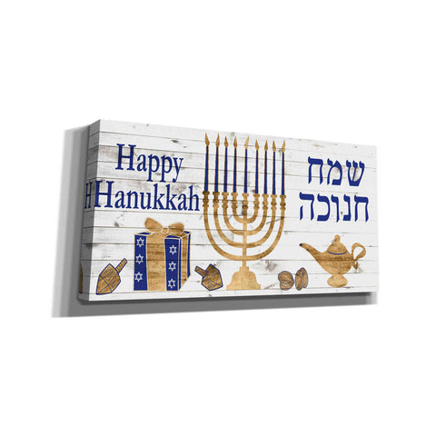 Image of 'Punny Hanukkah Collection H' by Alicia Ludwig, Canvas Wall Art