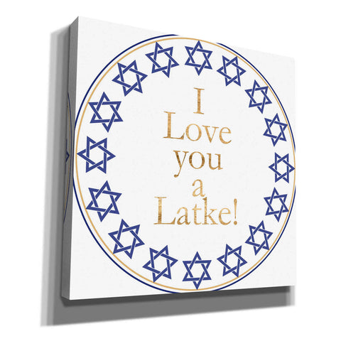 Image of 'Punny Hanukkah Collection G' by Alicia Ludwig, Canvas Wall Art