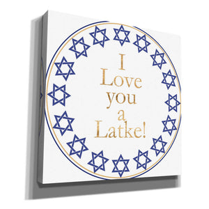 'Punny Hanukkah Collection G' by Alicia Ludwig, Canvas Wall Art