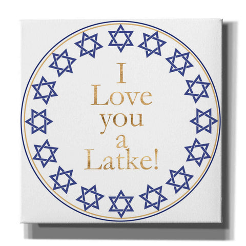 Image of 'Punny Hanukkah Collection G' by Alicia Ludwig, Canvas Wall Art