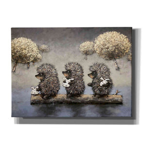 'Hedgehog Dreamland' by Alexander Gunin, Canvas Wall Art