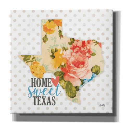 Image of 'Home Sweet Texas Floral' by Misty Michelle, Canvas Wall Art
