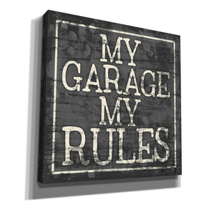 'My Garage, My Rules' by Misty Michelle, Canvas Wall Art
