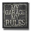 'My Garage, My Rules' by Misty Michelle, Canvas Wall Art