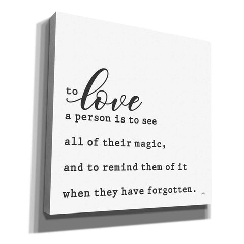 Image of 'To Love' by Misty Michelle, Canvas Wall Art