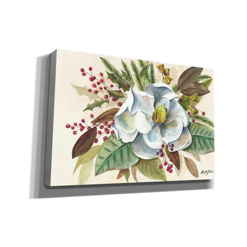 Image of 'Christmas Magnolia' by Kelley Talent, Canvas Wall Art