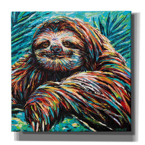 Image of 'Painted Sloth I' by Carolee Vitaletti, Canvas Wall Art