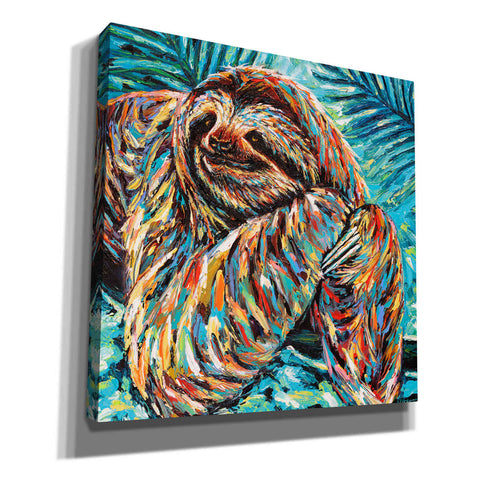 Image of 'Painted Sloth II' by Carolee Vitaletti, Canvas Wall Art