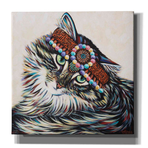 Image of 'Hippie Cat I' by Carolee Vitaletti, Canvas Wall Art