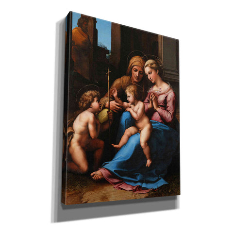 Image of 'Madonna of Divine Love' by Raphael, Canvas Wall Art