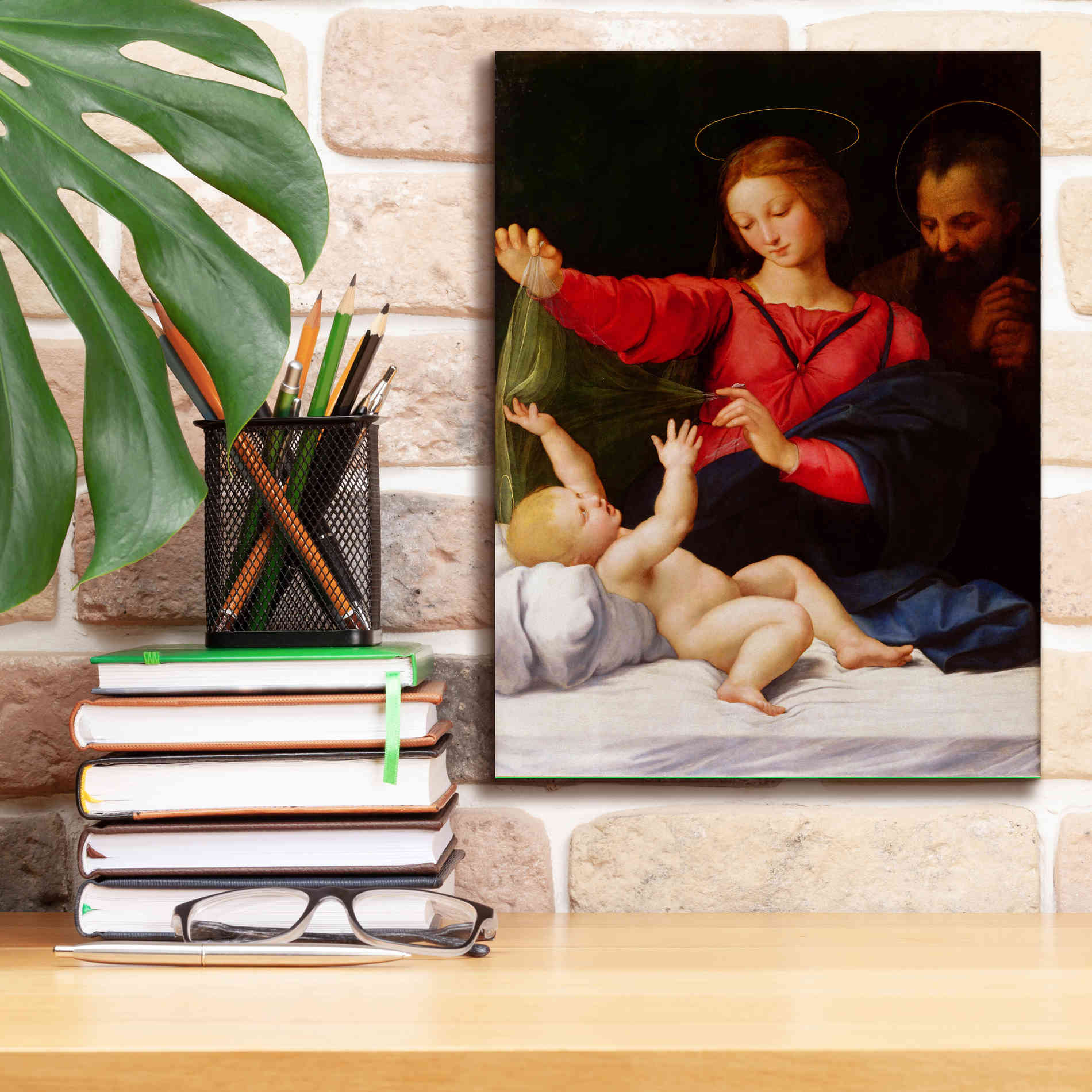 'Madonna of Loreto' by Raphael, Canvas Wall Art,12 x 16