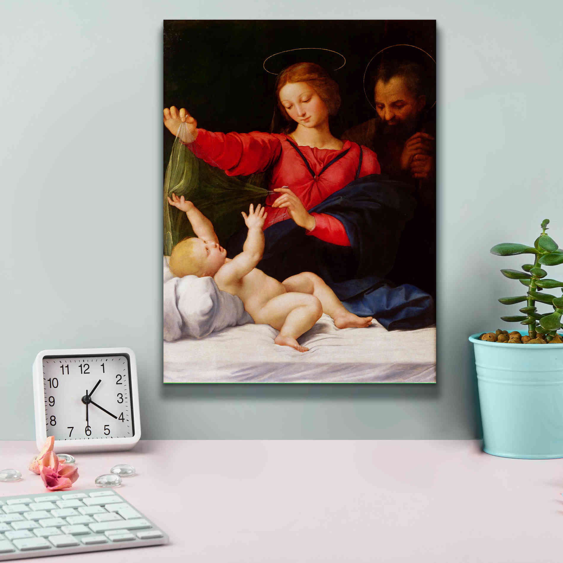 'Madonna of Loreto' by Raphael, Canvas Wall Art,12 x 16