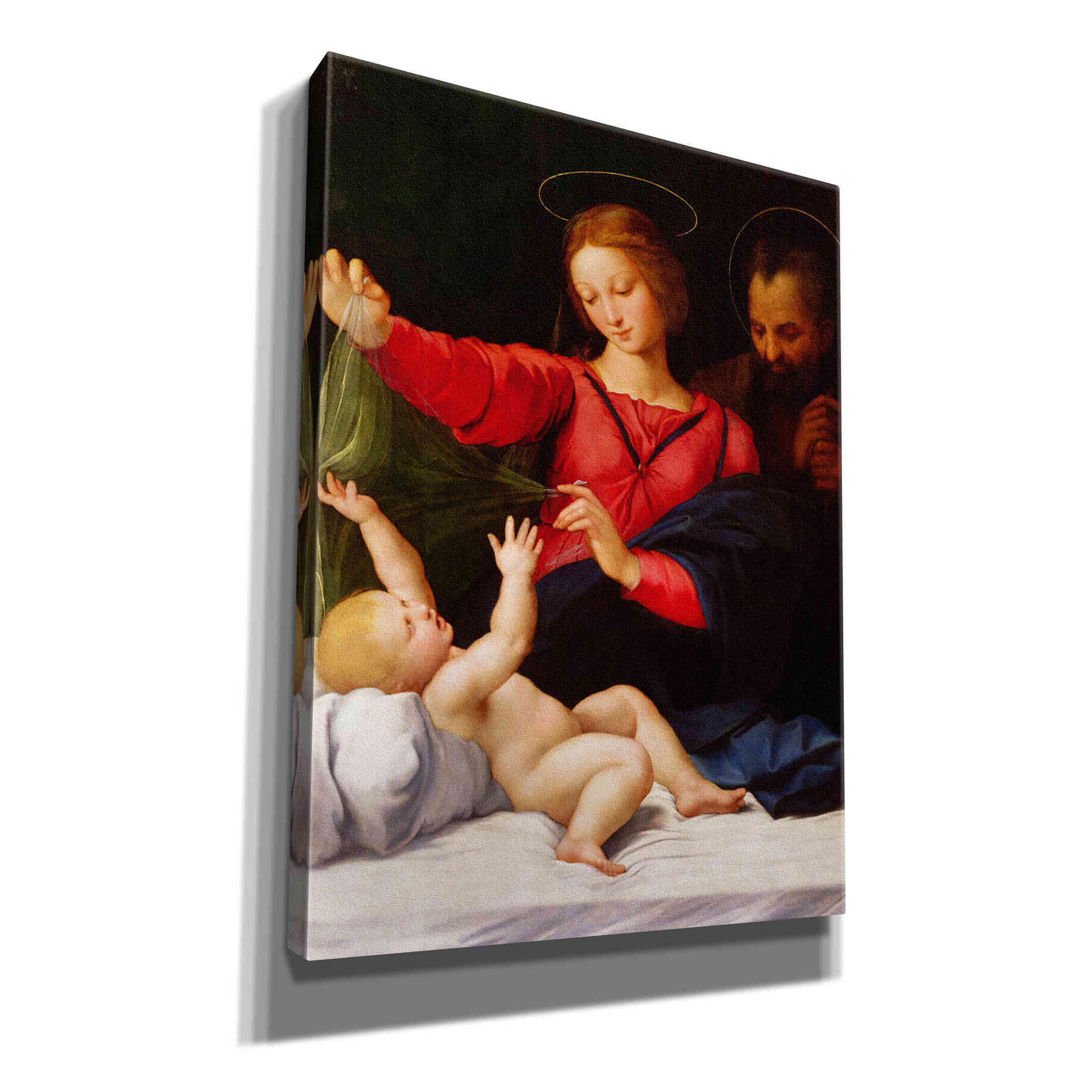 'Madonna of Loreto' by Raphael, Canvas Wall Art