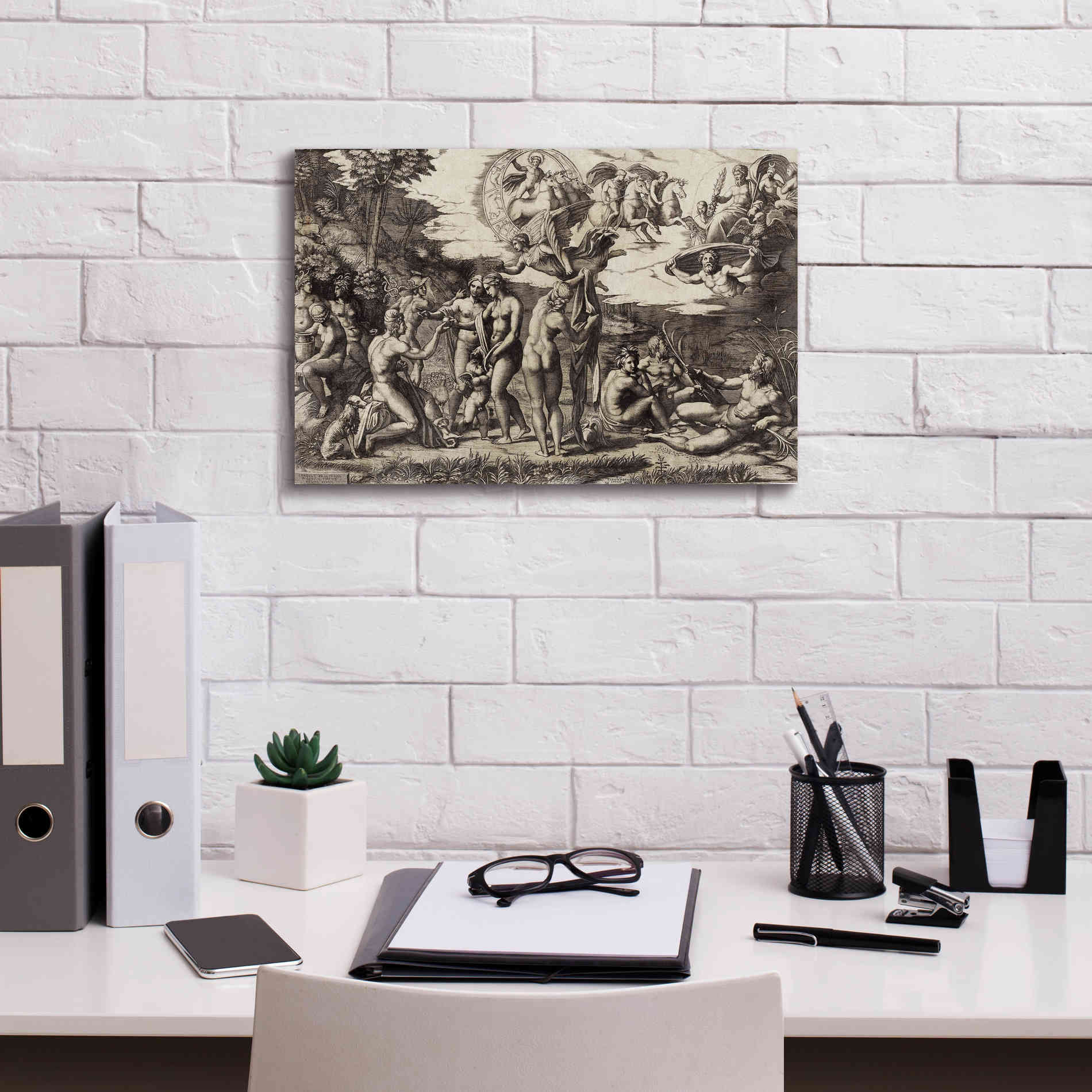 'The Transfiguration' by Raphael, Canvas Wall Art,18 x 12