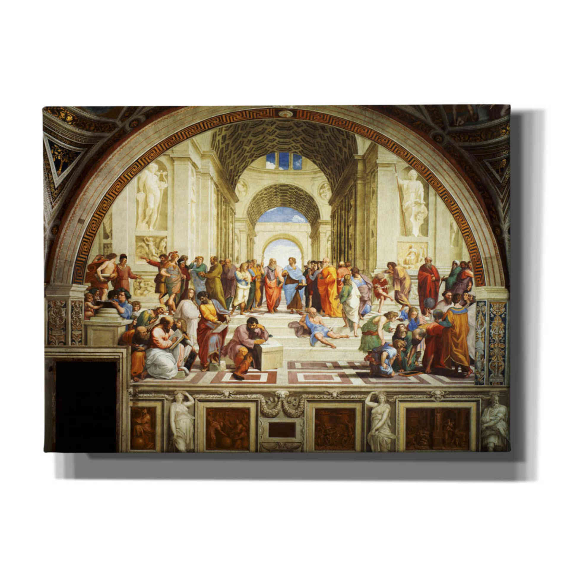 'The School of Athens' by Raphael, Canvas Wall Art