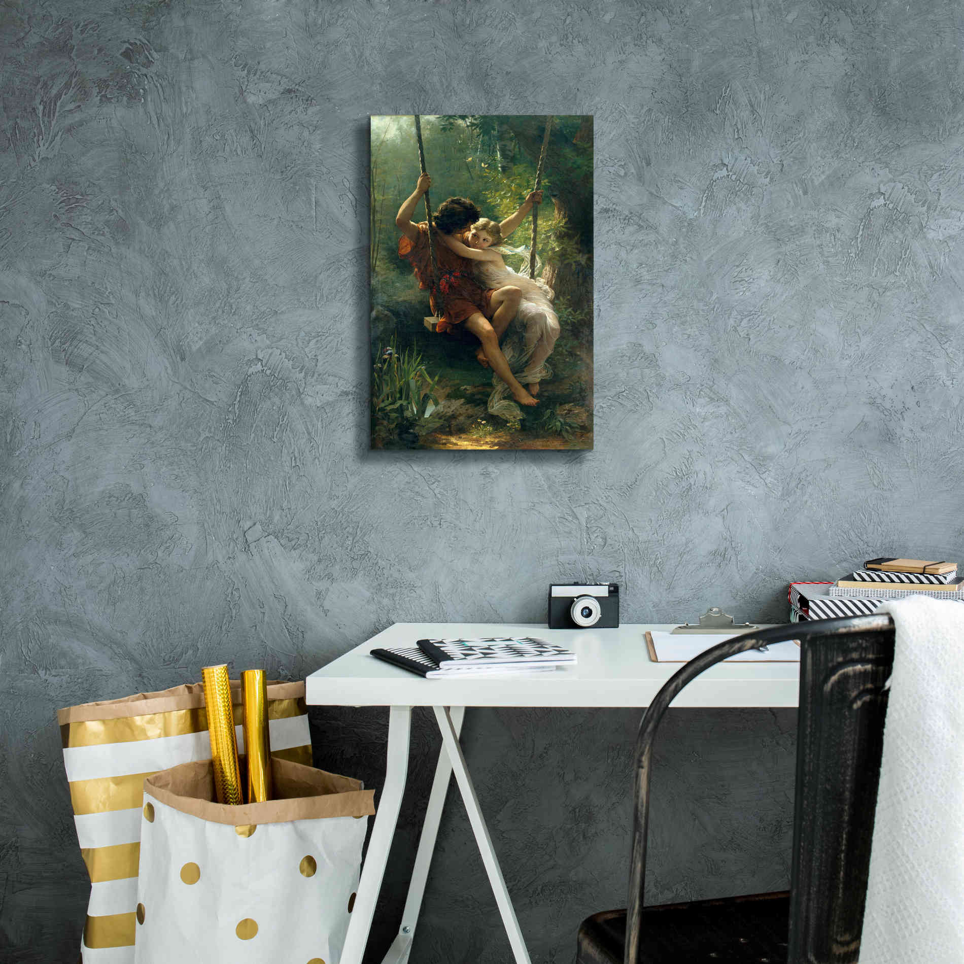 'Springtime' by Pierre Auguste Cot, Canvas Wall Art,12 x 18