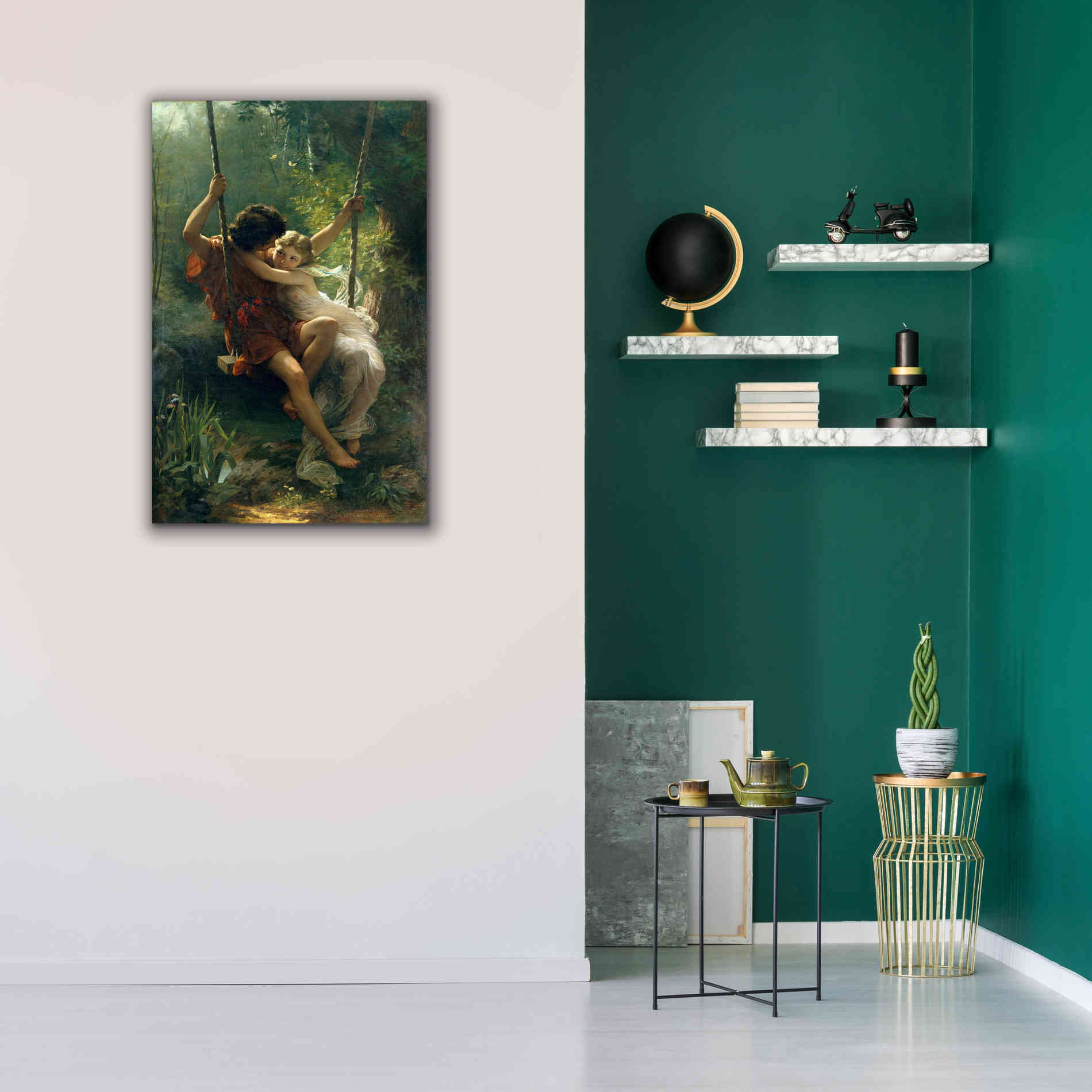 'Springtime' by Pierre Auguste Cot, Canvas Wall Art,26 x 40