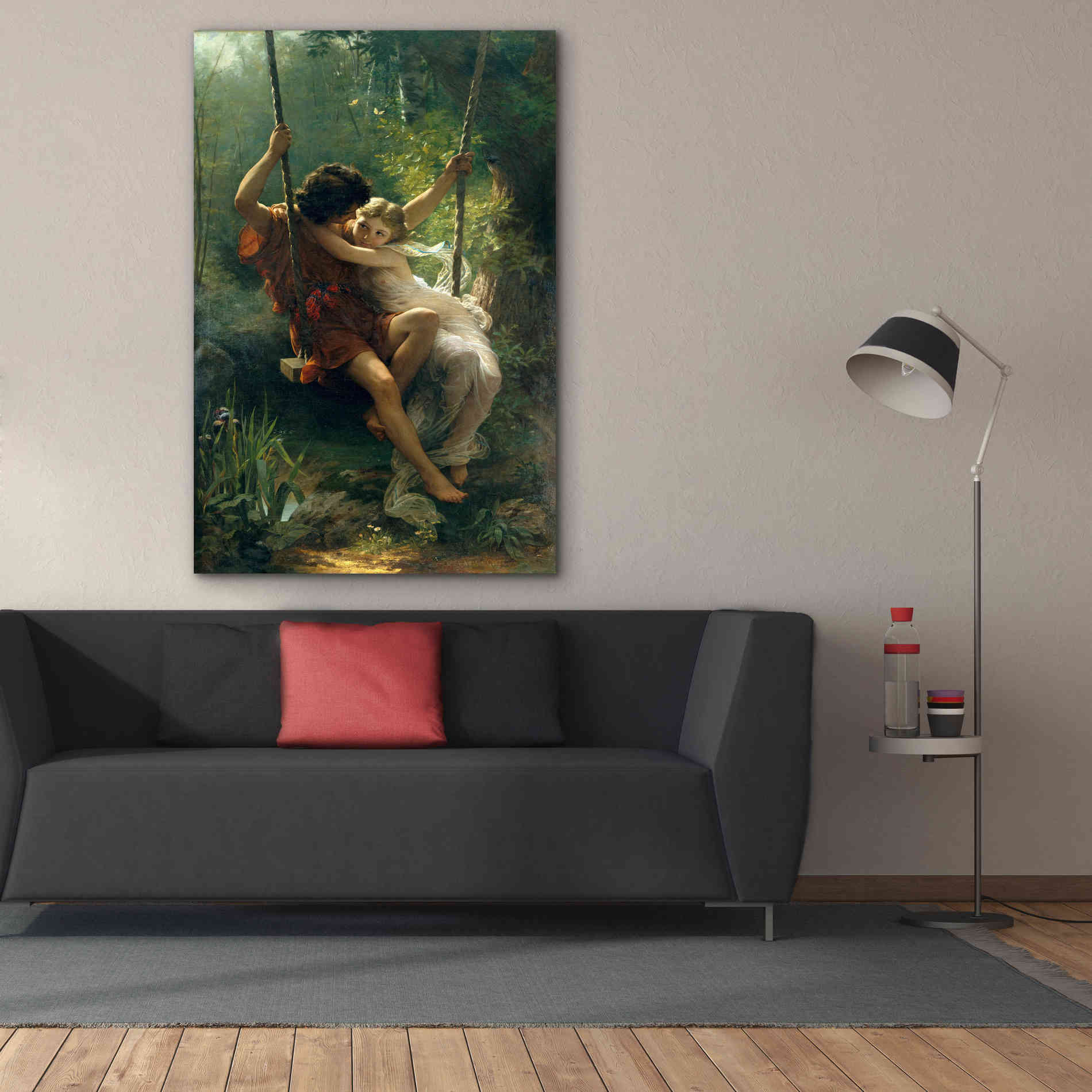 'Springtime' by Pierre Auguste Cot, Canvas Wall Art,40 x 60