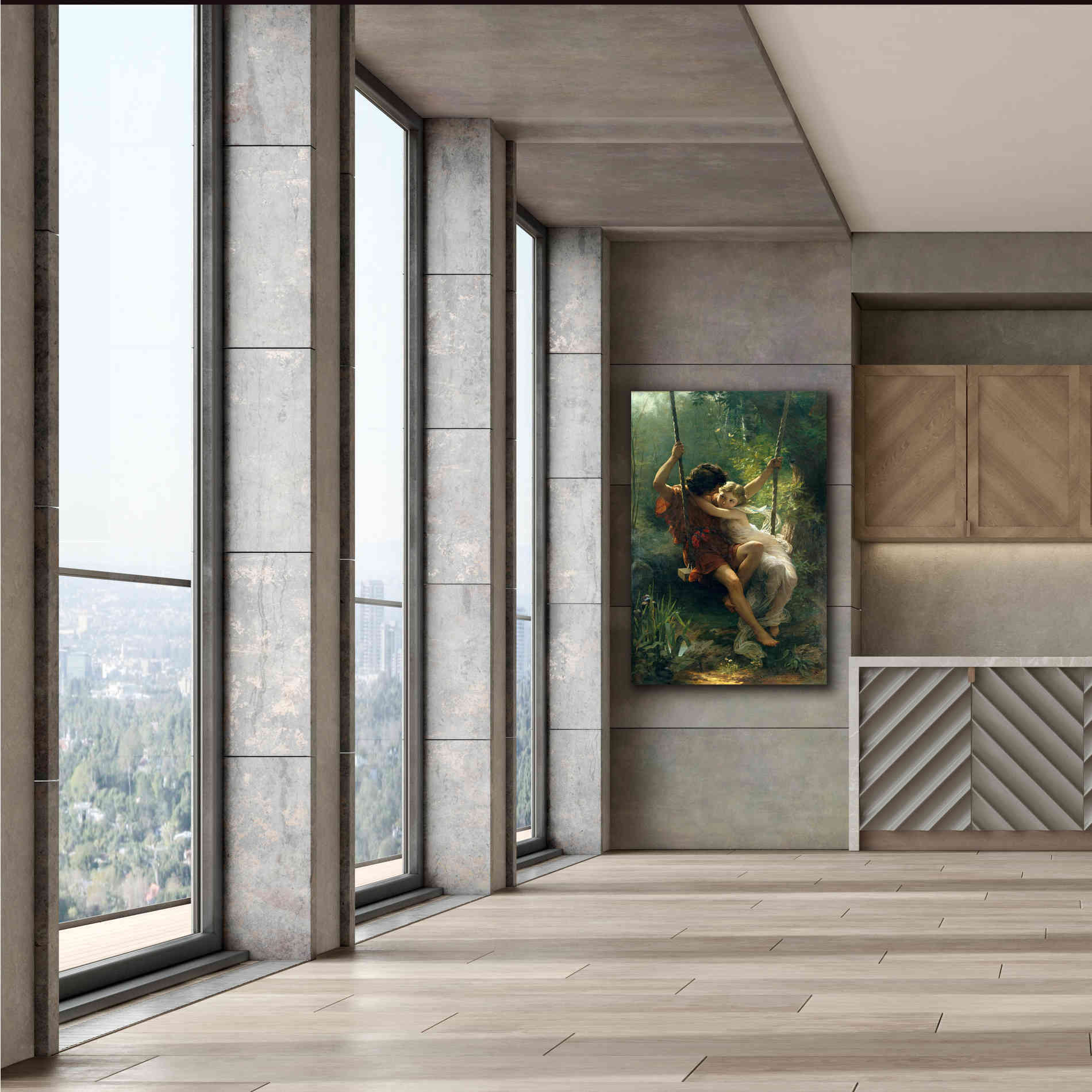 'Springtime' by Pierre Auguste Cot, Canvas Wall Art,40 x 60