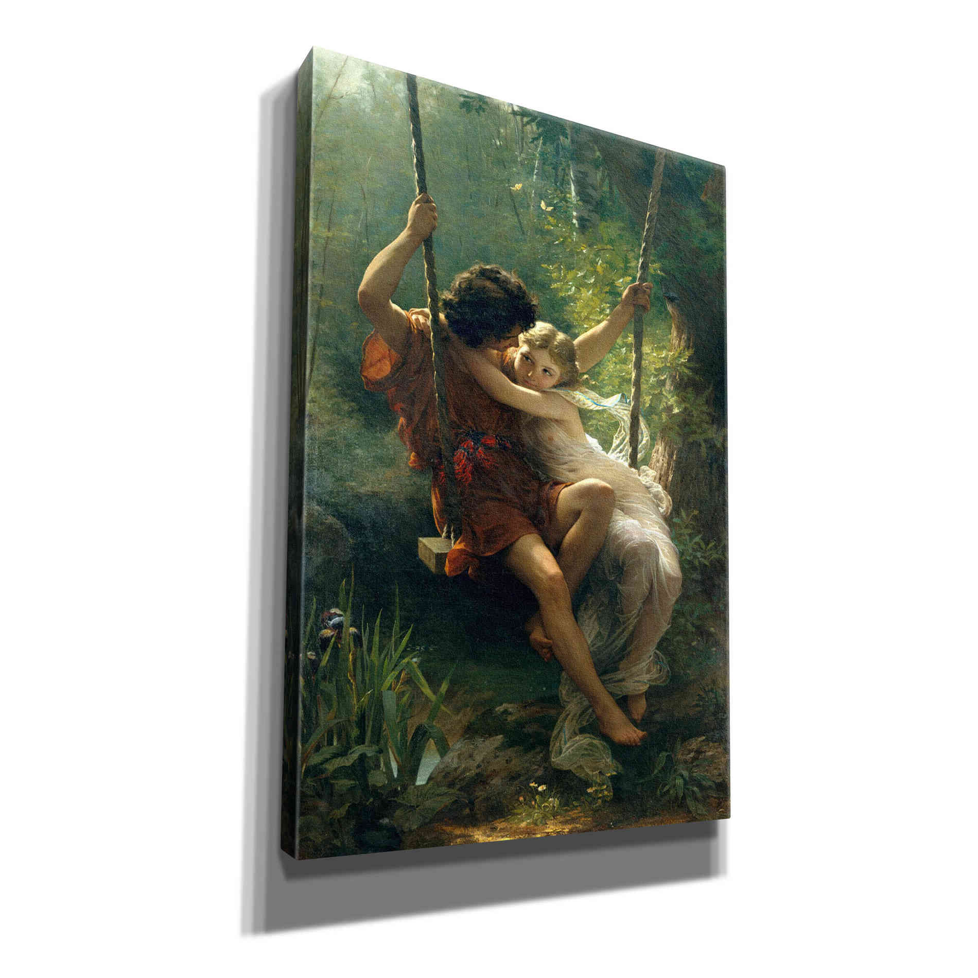 'Springtime' by Pierre Auguste Cot, Canvas Wall Art
