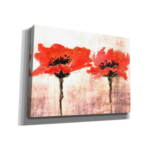 Image of 'Vivid Red Poppies V' by Leticia Herrera, Canvas Wall Art