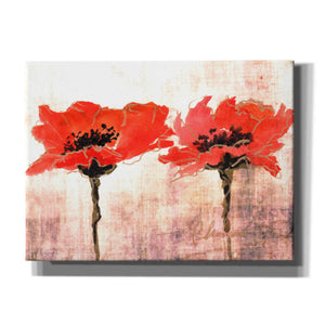 'Vivid Red Poppies V' by Leticia Herrera, Canvas Wall Art