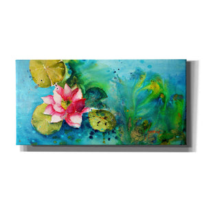 'Horizontal Flores VI' by Leticia Herrera, Canvas Wall Art