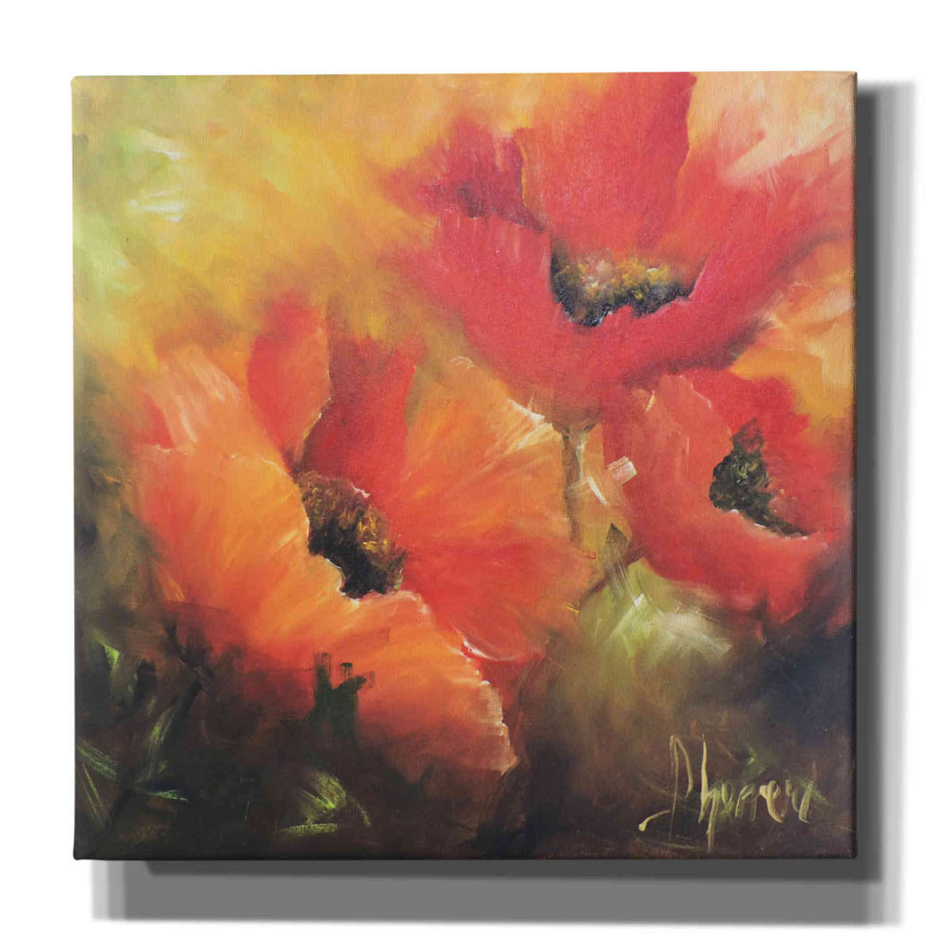 'En Rojos' by Leticia Herrera, Canvas Wall Art