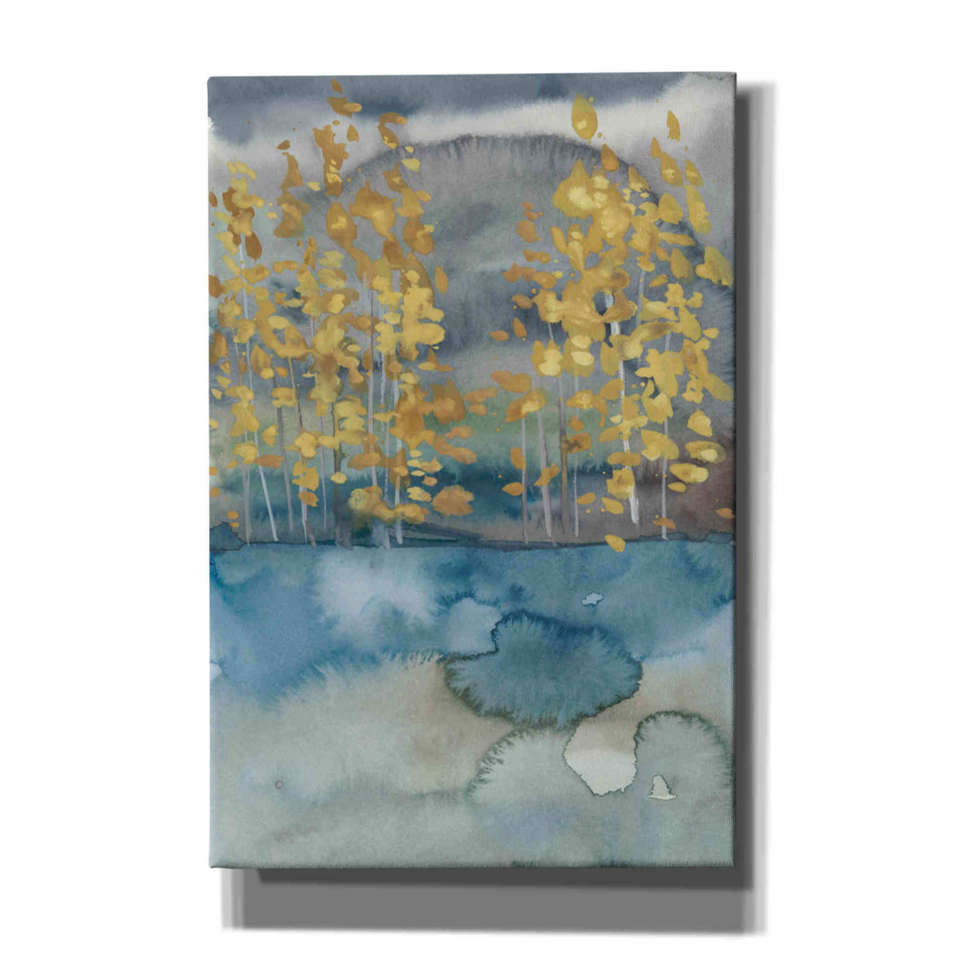 'Golden Trees I' by Chariklia Zarris, Canvas Wall Art