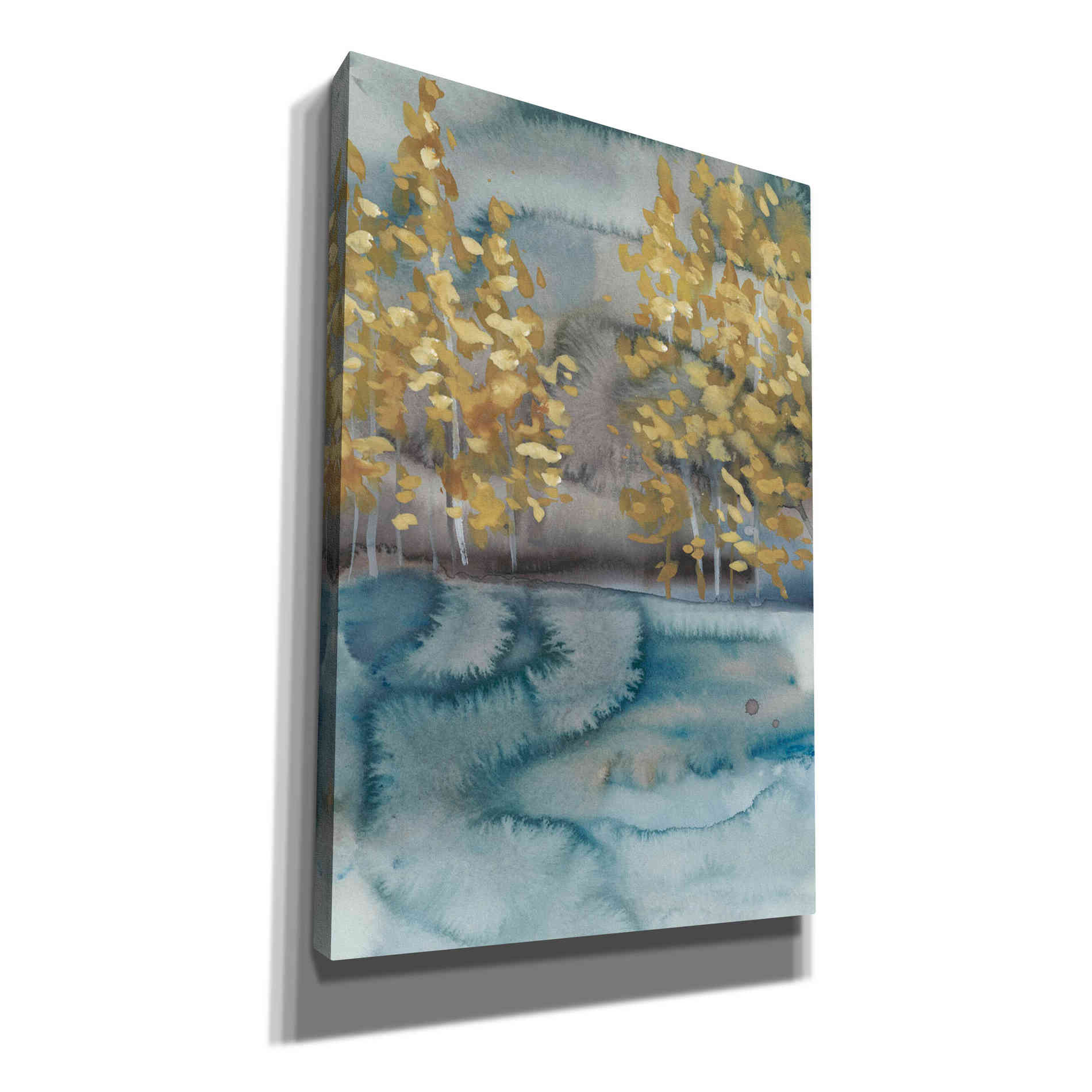 'Golden Trees II' by Chariklia Zarris, Canvas Wall Art