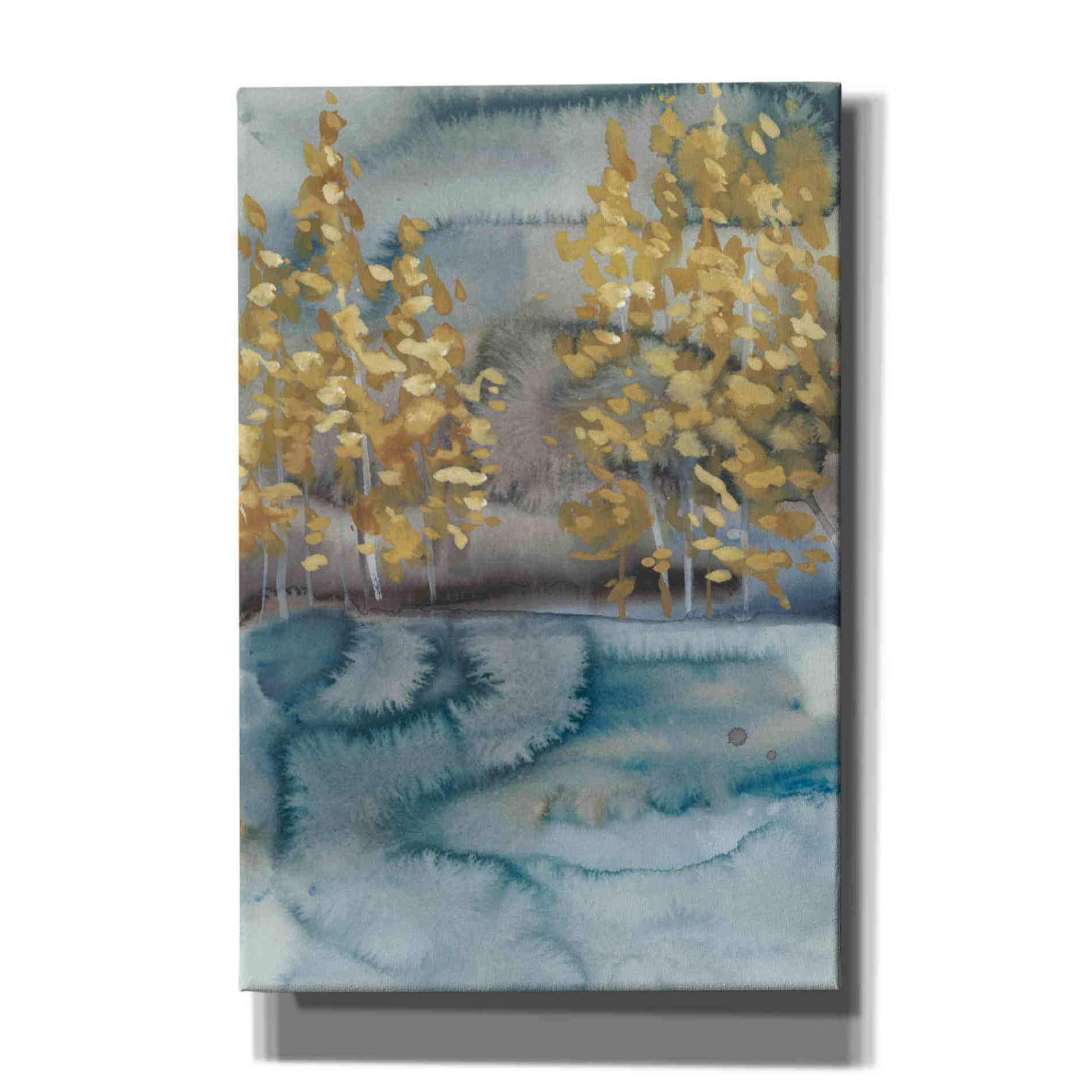 'Golden Trees II' by Chariklia Zarris, Canvas Wall Art